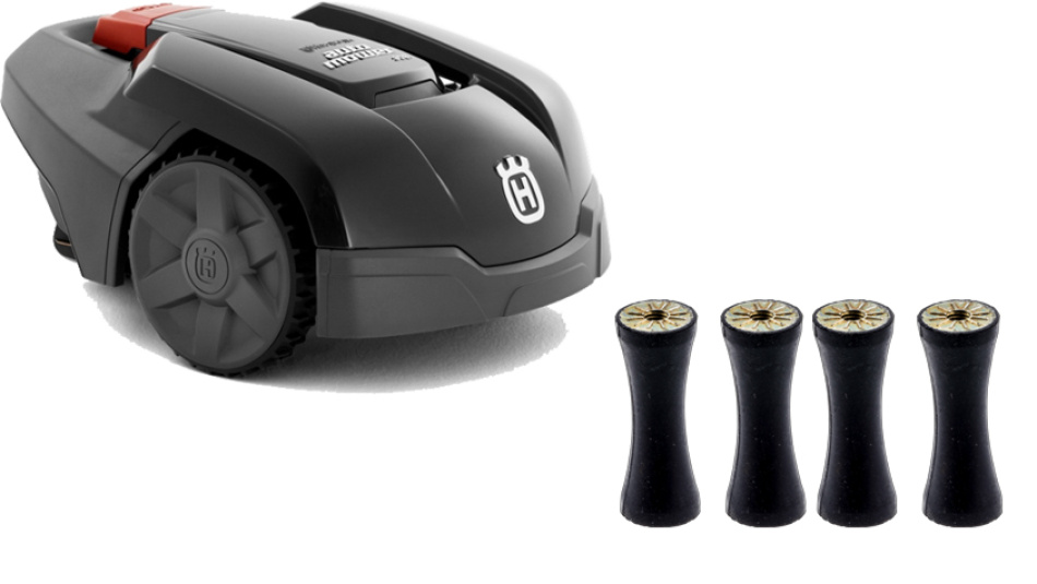 Skift gummidæmpere på Husqvarna Automower 105/305/308