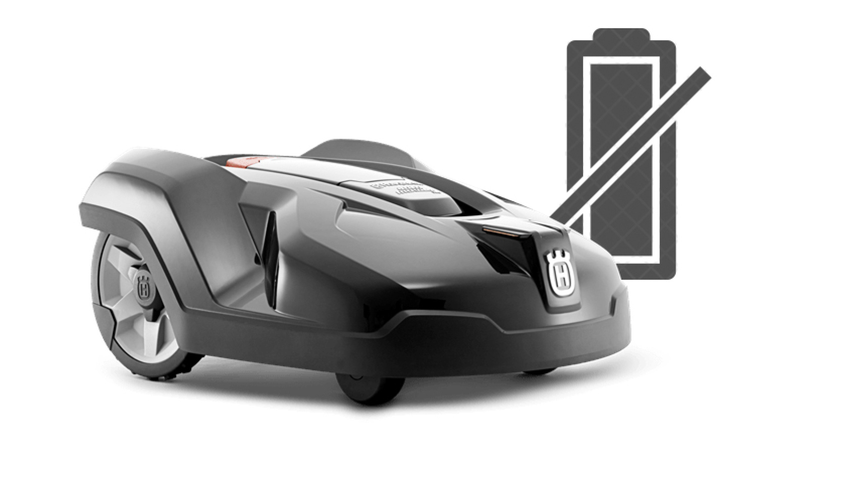 Fejlmelding ”Tomt batteri” på Husqvarna Automower
