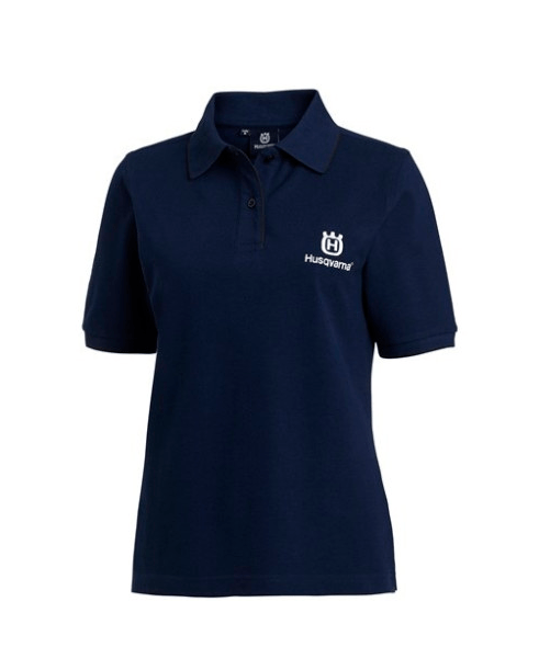 Polo shirt, navy - Lady S i gruppen Husqvarna Skov og have produkter / Husqvarna Tøj/Udstyr / Arbejdstøj / Tilbehør hos GPLSHOP (1016379-48)