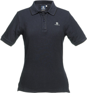 Polo shirt, navy - Lady i gruppen Husqvarna Skov og have produkter / Husqvarna Tøj/Udstyr / Arbejdstøj / Tilbehør hos GPLSHOP (1016379)