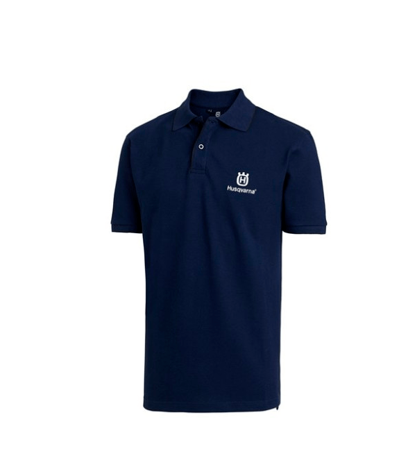 Polo shirt, navy - Mand M i gruppen Husqvarna Skov og have produkter / Husqvarna Tøj/Udstyr / Arbejdstøj / Tilbehør hos GPLSHOP (1016380-50)