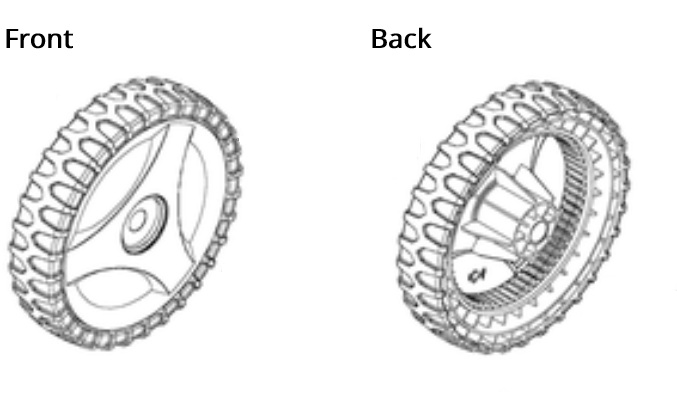 Hjul Kpl 2957083-01 i gruppen  hos GPLSHOP (2957083-01)