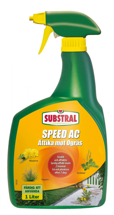 Substral Weed Eddike Speed Ac 1L Spray 41969 i gruppen Husqvarna Skov og have produkter / Græsfrø og Græsgødning / Dyrkning hos GPLSHOP (41969)