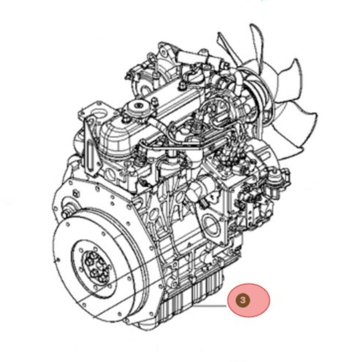 Oliesumpe D1105 5010816-01 i gruppen  hos GPLSHOP (5010816-01)