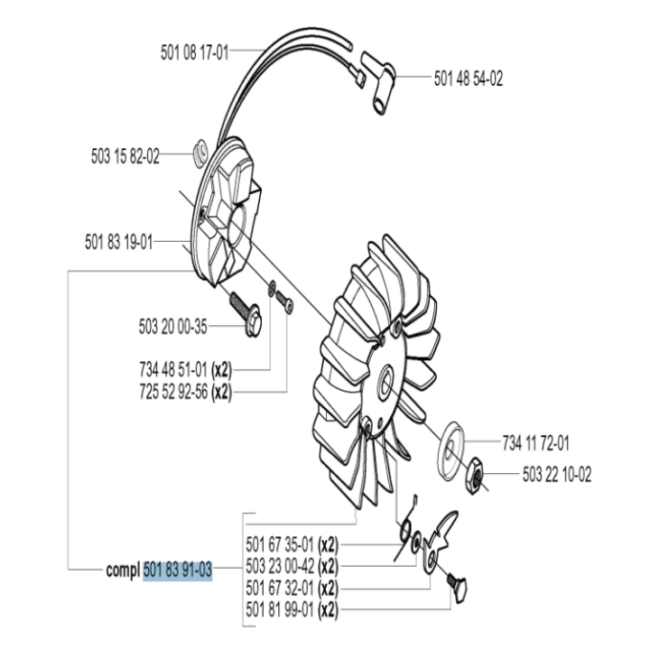 Tændingsanlæg Kpl i gruppen  hos GPLSHOP (5018391-03)