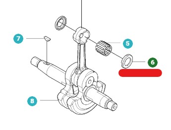 Skive i gruppen Reservedele / Reservedele Løvblæsere / Reservedele Husqvarna 350BT hos GPLSHOP (5028500-01)