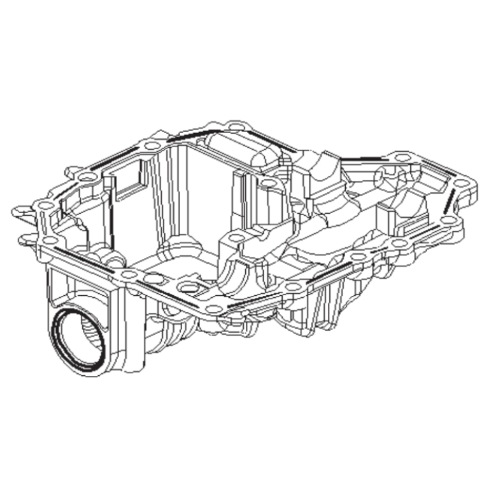 Transmissionsdæksel i gruppen Reservedele / Reservedele Rider / Reservedele Husqvarna Rider 320X AWD hos GPLSHOP (5028520-01)