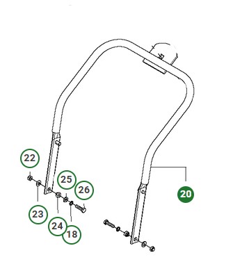 Håndtag Kpl 5032823-04 i gruppen  hos GPLSHOP (5032823-04)