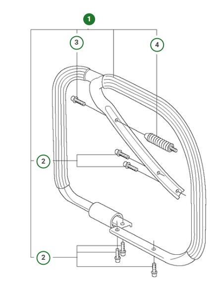Håndtagsbeslag Wa G 5036286-02 i gruppen  hos GPLSHOP (5036286-02)