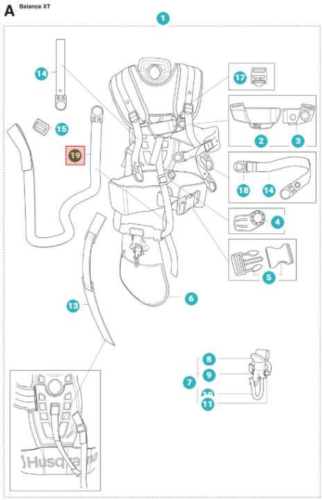 Tape 503996109 5039961-09 i gruppen Reservedele / Reservedele Buskryddere / Reservedele Husqvarna 545F hos GPLSHOP (5039961-09)