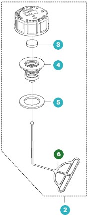 Holder i gruppen Reservedele / Reservedele Løvblæsere / Reservedele Husqvarna 350BT hos GPLSHOP (5041179-01)