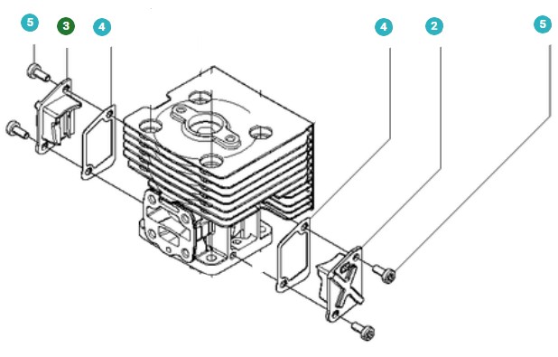 Boliger i gruppen Reservedele / Reservedele Løvblæsere / Reservedele Husqvarna 530BT hos GPLSHOP (5041189-01)