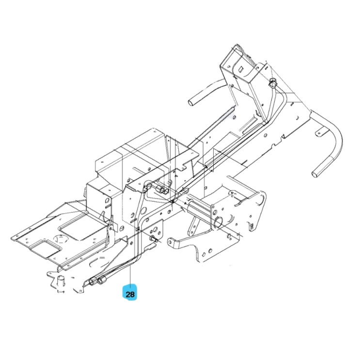 Hydraulikrør 5042104-01 i gruppen  hos GPLSHOP (5042104-01)