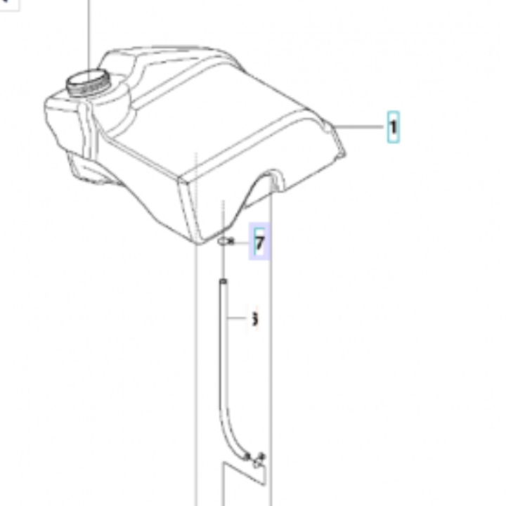Brændstofslange i gruppen Reservedele / Reservedele Jonsered Frontridere / Reservedele Jonsered FR 2113 MA hos GPLSHOP (5048000-07)