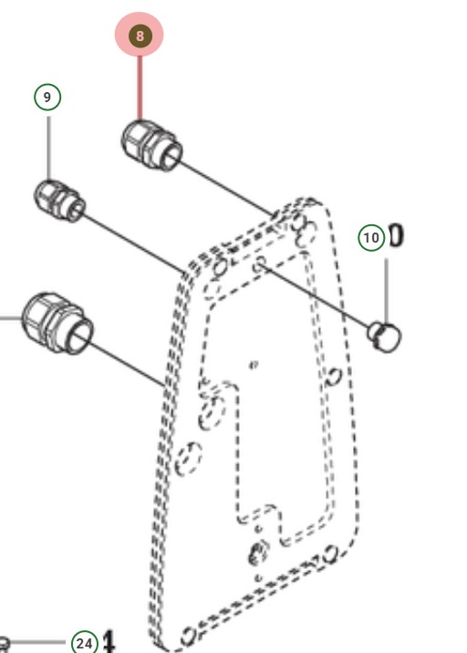 Kabeljord M20X15 5055269-02 i gruppen  hos GPLSHOP (5055269-02)