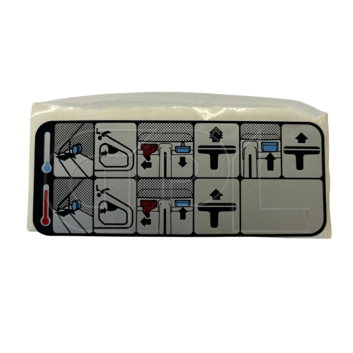 Decal i gruppen Reservedele / Reservedele Övriga Reservdelar / Reservedele Husqvarna Motorkap / Reservedele Husqvarna K960 hos GPLSHOP (5062439-02)