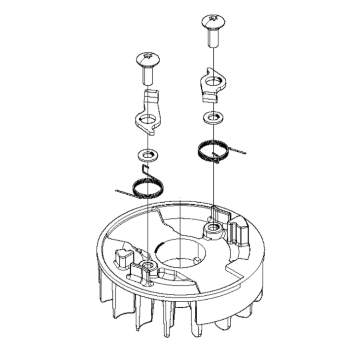 Rotor-A i gruppen Reservedele / Reservedele Hækkeklippere / Reservedele Husqvarna 226HD75S hos GPLSHOP (5066560-01)