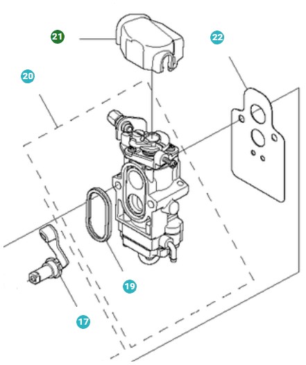 Dække i gruppen Reservedele / Reservedele Løvblæsere / Reservedele Husqvarna 580BTS hos GPLSHOP (5067442-01)