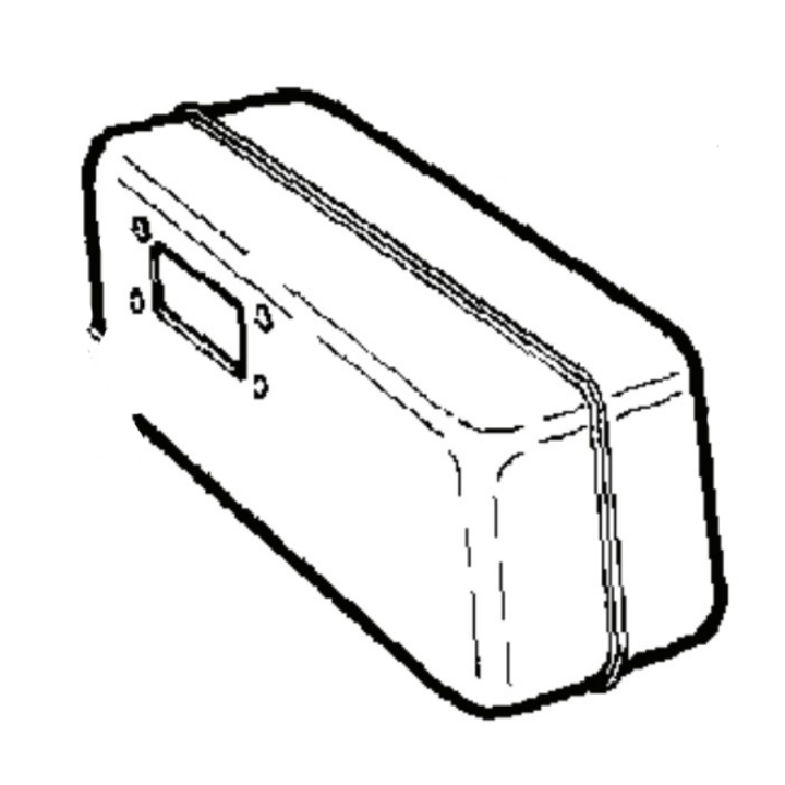 Lyddæmper i gruppen Reservedele / Reservedele Rider / Reservedele Husqvarna Rider Proflex 1200 hos GPLSHOP (5069293-02)