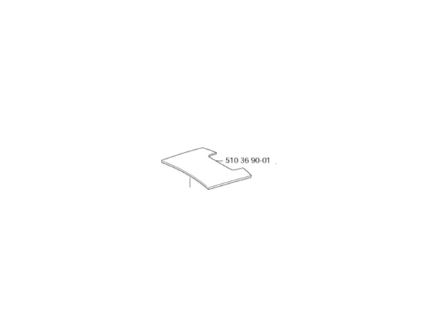 Plade 5103690-01 i gruppen Reservedele Robotplæneklipper / Reservedele Husqvarna Automower® 260 ACX / Automower 260 ACX - 2011 hos GPLSHOP (5103690-01)