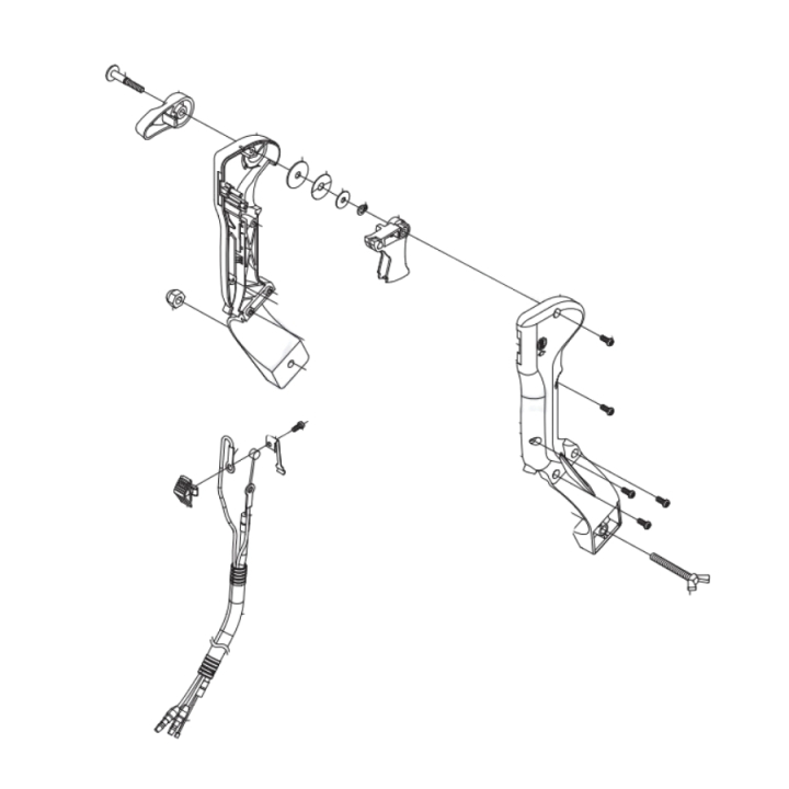 Lever Sæt 5117303-01 i gruppen Reservedele / Reservedele Övriga Reservdelar / Reservedele Jonsered Lövblåsare / Reservedele Jonsered BB2250 hos GPLSHOP (5117303-01)