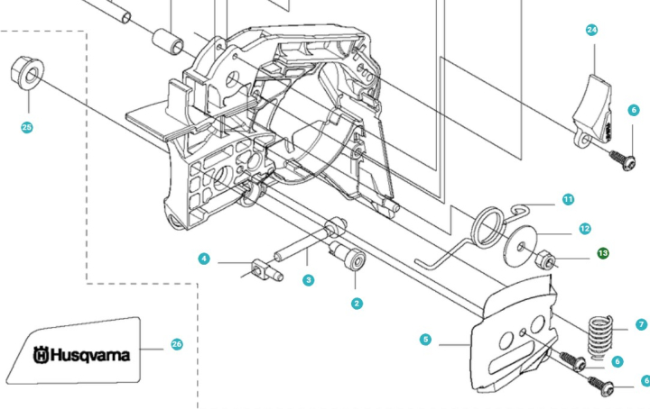  i gruppen Reservedele / Reservedele Løvblæsere / Reservedele Husqvarna 580BTS hos GPLSHOP (5141839-01)