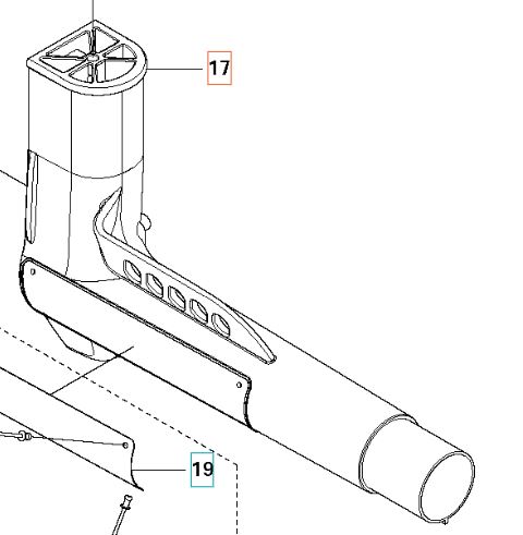 Ophæng 515979801 5159798-01 i gruppen Reservedele / Reservedele Buskryddere / Reservedele Husqvarna 345FX/FXT hos GPLSHOP (5159798-01)