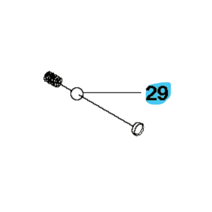 Friktionskugle 5210655-01 i gruppen  hos GPLSHOP (5210655-01)