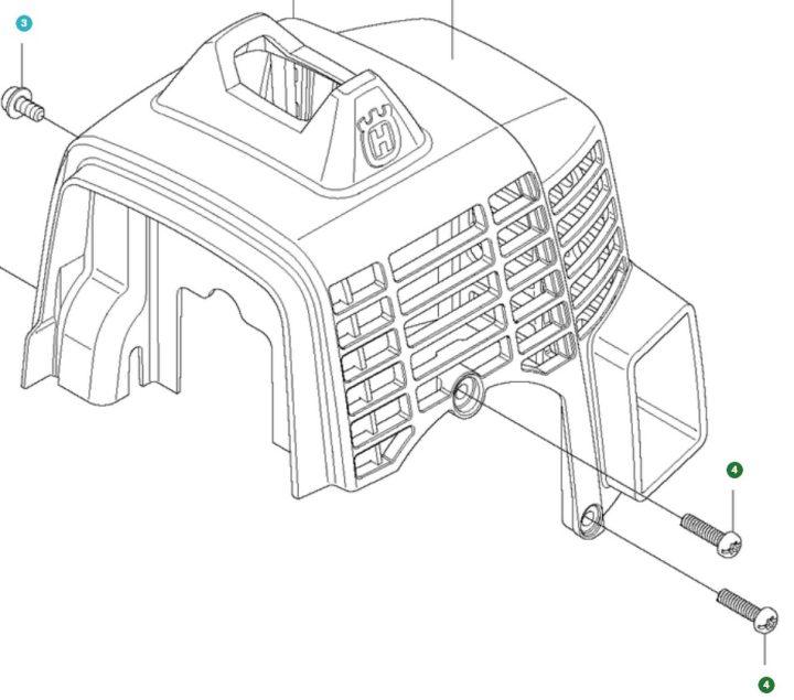 Skrue i gruppen Reservedele / Reservedele Løvblæsere / Reservedele Husqvarna 525BX hos GPLSHOP (5218636-01)