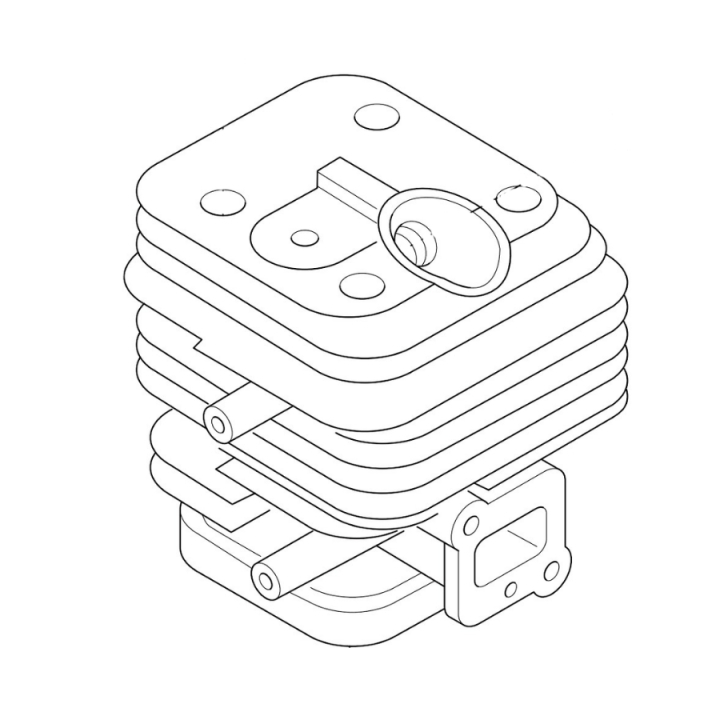 Cylinder 5231226-01 i gruppen Reservedele / Reservedele Jonsered Buskryddere / Reservedele Jonsered GC2053 hos GPLSHOP (5231226-01)