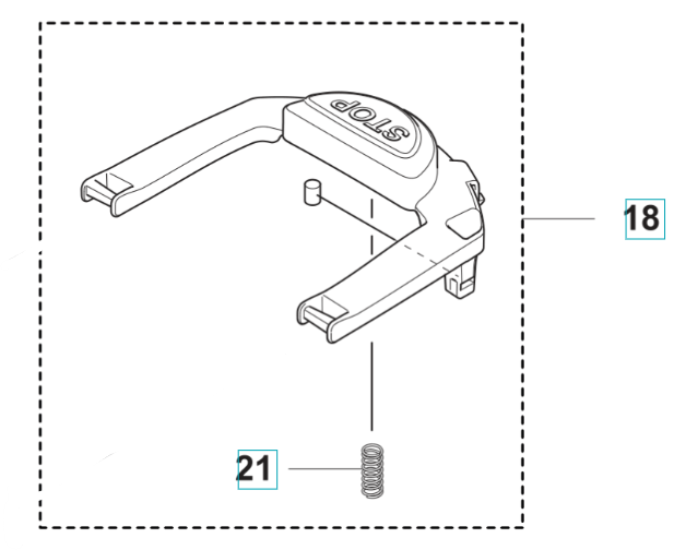 STOP KNAP SÆT i gruppen Reservedele Robotplæneklipper / Reservedele Gardena Sileno Minimo / Gardena Sileno Minimo - 2023 hos GPLSHOP (5293437-01)