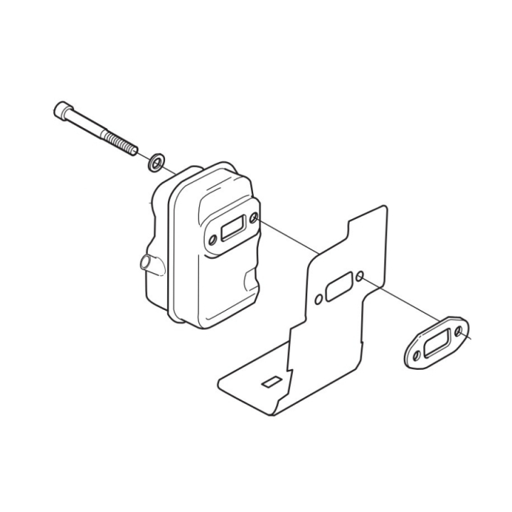 Lyddæmper 5310000-26 i gruppen Reservedele / Reservedele Övriga Reservdelar / Reservedele Jonsered Häcksaxar / Reservedele Jonsered HT2130 hos GPLSHOP (5310000-26)