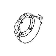 Ventilatorhus 531008654 5310086-54 i gruppen Reservedele / Reservedele Buskryddere / Reservedele Husqvarna 524R hos GPLSHOP (5310086-54)