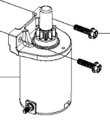 Startmotor i gruppen Reservedele / Reservedele Rider hos GPLSHOP (5311471-30)