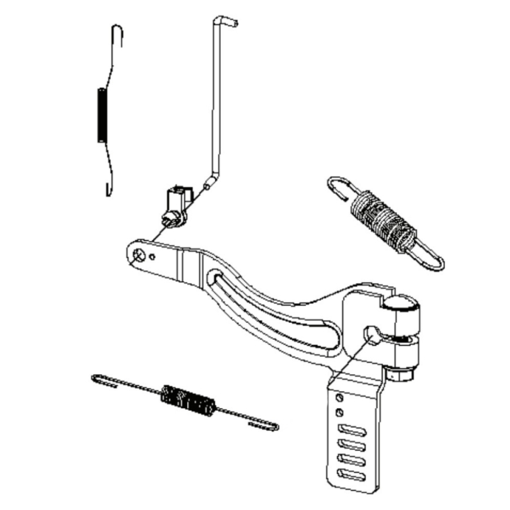 Gashåndtag Assy i gruppen Reservedele / Reservedele Rider / Reservedele Husqvarna Rider 214T hos GPLSHOP (5311471-44)