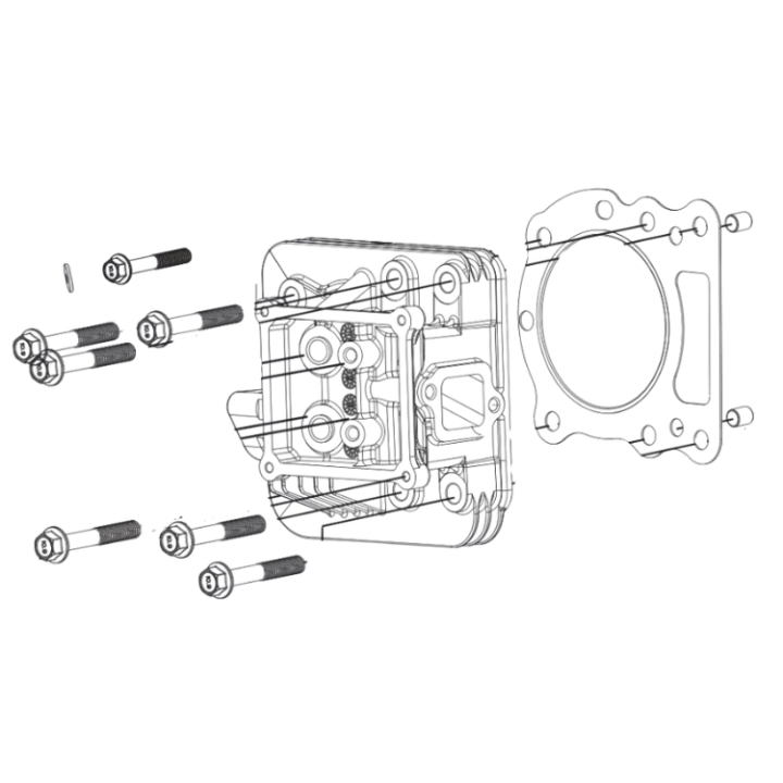 Cylinderhovedsæt i gruppen Reservedele / Reservedele Rider / Reservedele Husqvarna Rider 320X AWD hos GPLSHOP (5311477-26)