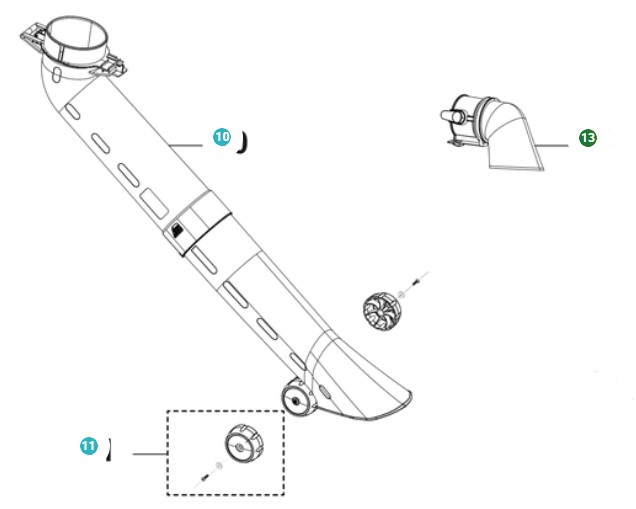 Rør i gruppen Reservedele / Reservedele Løvblæsere / Reservedele Husqvarna 120iBV hos GPLSHOP (5311478-78)