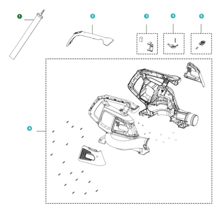 Drive System i gruppen Reservedele / Reservedele Løvblæsere / Reservedele Husqvarna 120iBV hos GPLSHOP (5311478-85)