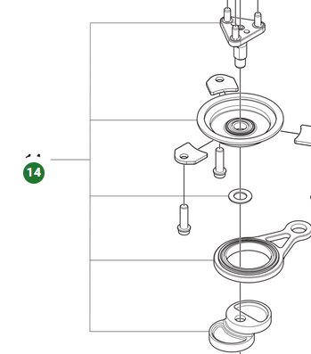 Lejering Trim Cut i gruppen Reservedele / Reservedele Hækkeklippere / Reservedele Husqvarna 522iHD75 hos GPLSHOP (5311957-01)