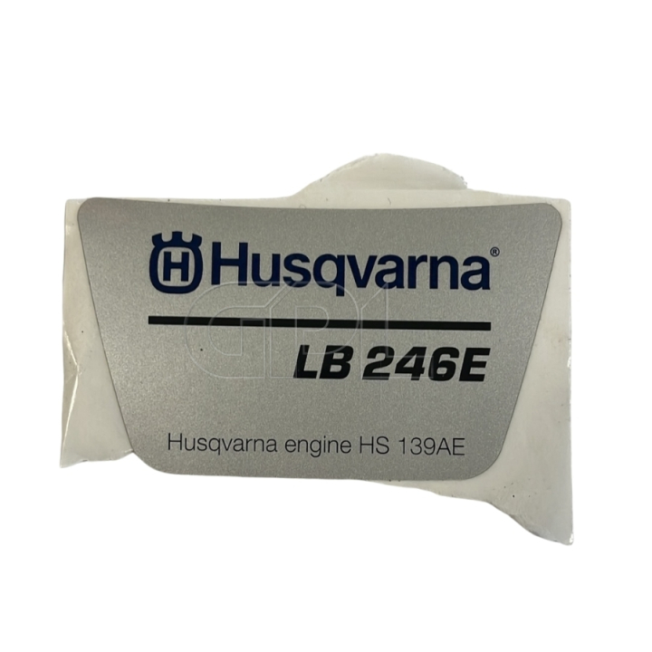 Mærkat Husqvarna LB246E i gruppen Reservedele / Reservedele Husqvarna Plæneklipper / Reservedele Husqvarna LB246E hos GPLSHOP (5312408-02)