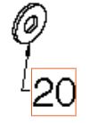 Bakke 5321554-15 i gruppen Reservedele / Reservedele Husqvarna Sneslynger / Reservedele Husqvarna ST330P hos GPLSHOP (5321554-15)
