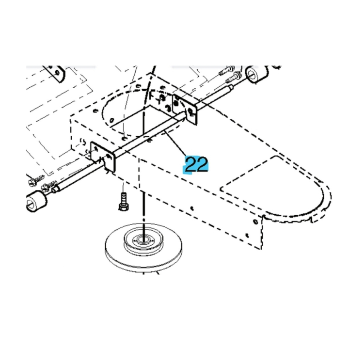Akse i gruppen Reservedele / Reservedele McCulloch Buskryddere / Reservedele McCulloch MWT420 hos GPLSHOP (5324478-29)