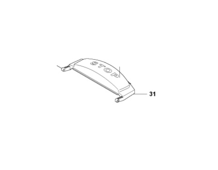 Stopknap R160 5351267-03 i gruppen Reservedele Robotplæneklipper / Reservdele Gardena R160 / Gardena R160 - 2015 hos GPLSHOP (5351267-03)