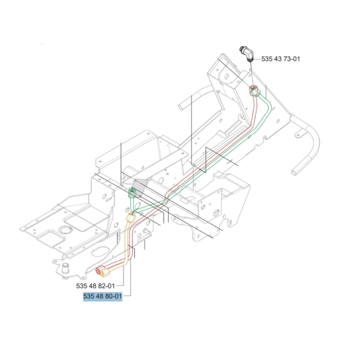 Rør 5354880-01 i gruppen  hos GPLSHOP (5354880-01)