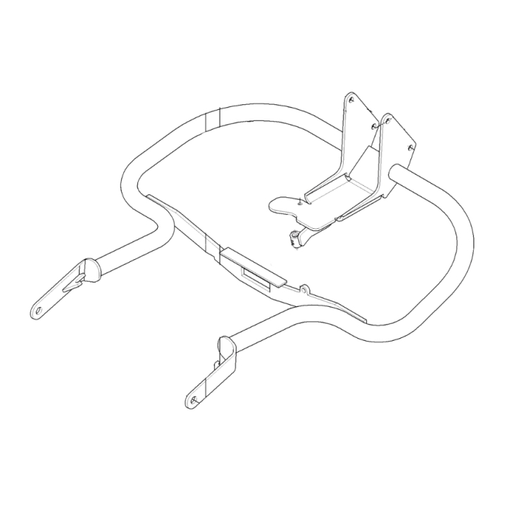 Agregat Ramme Kpl 5354901-05 i gruppen Reservedele / Reservedele Gräsklippare / Reservedele Jonsered Åkgräsklippare / Reservedele Jonsered FR 2218A 4x4 hos GPLSHOP (5354901-05)
