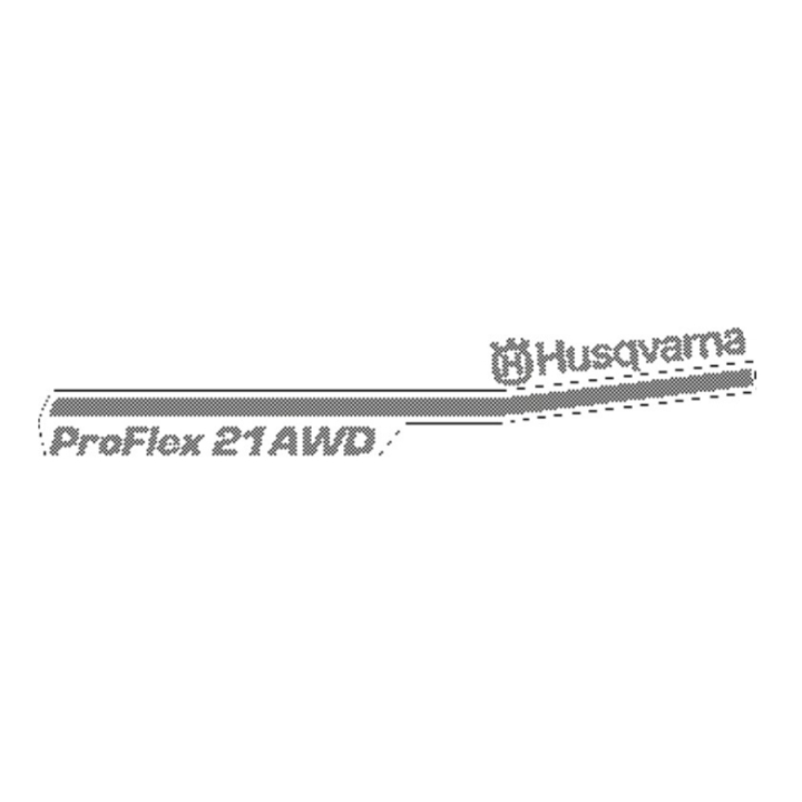 Decal i gruppen Reservedele / Reservedele Rider / Reservedele Husqvarna Rider Proflex 21 AWD hos GPLSHOP (5355053-02)