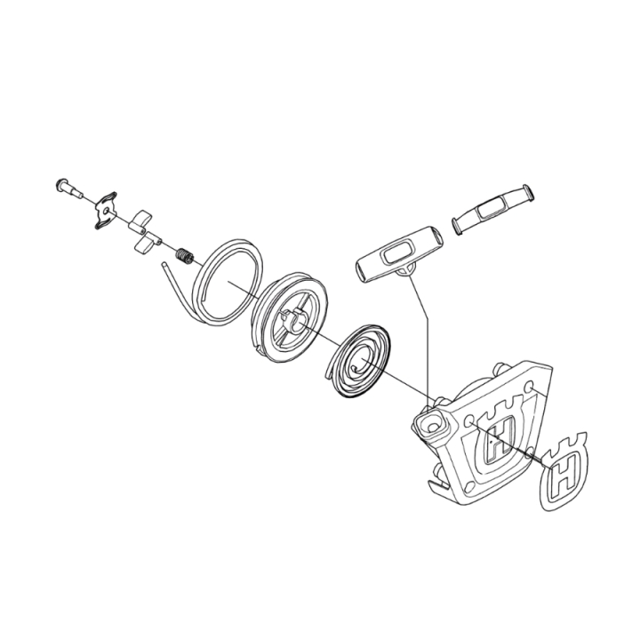 i gruppen Reservedele / Reservedele Løvblæsere / Reservedele Husqvarna 590BTS hos GPLSHOP (5355122-01)
