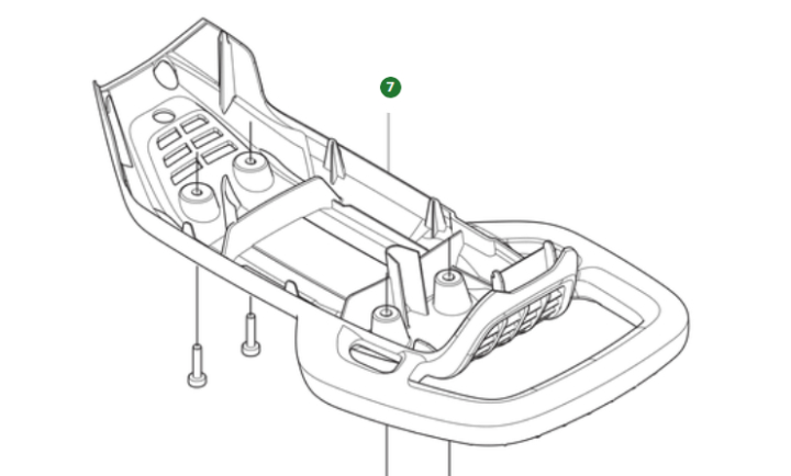 Ski Plate Kofanger i gruppen Reservedele / Reservedele Hækkeklippere / Reservedele Husqvarna 525iHE4 hos GPLSHOP (5355656-01)