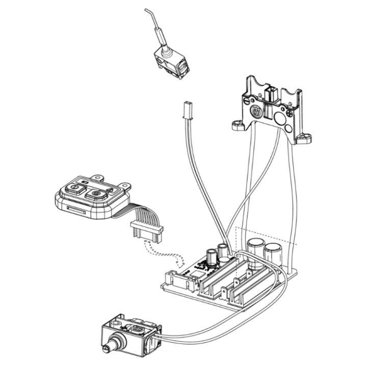 Elsystem G5,B 215Ihd i gruppen Reservedele / Reservedele Hækkeklippere / Reservedele Husqvarna 215iHD45 hos GPLSHOP (5355860-01)