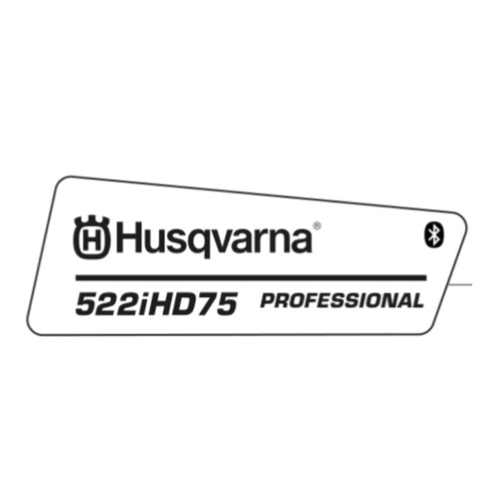 Decal Product Right 522Ihd75 W i gruppen Reservedele / Reservedele Hækkeklippere / Reservedele Husqvarna 522iHD75 hos GPLSHOP (5362914-05)